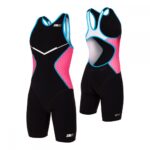 ZEROD W racer TRISUIT Black Pink Atoll