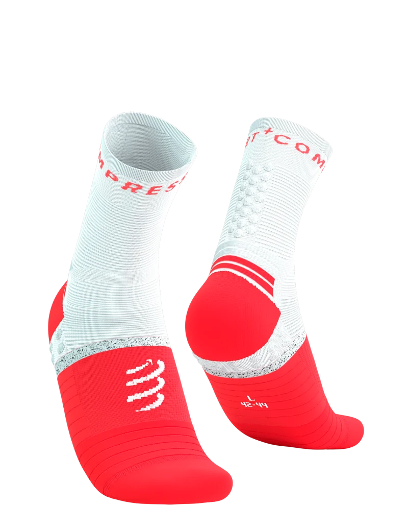Pro Marathon Socks V2.0 - Fluo Red/White