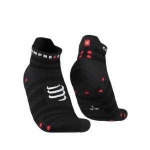 Compressport Pro Racing Socks V4.0 Ultralight Run (Low) Black/Red