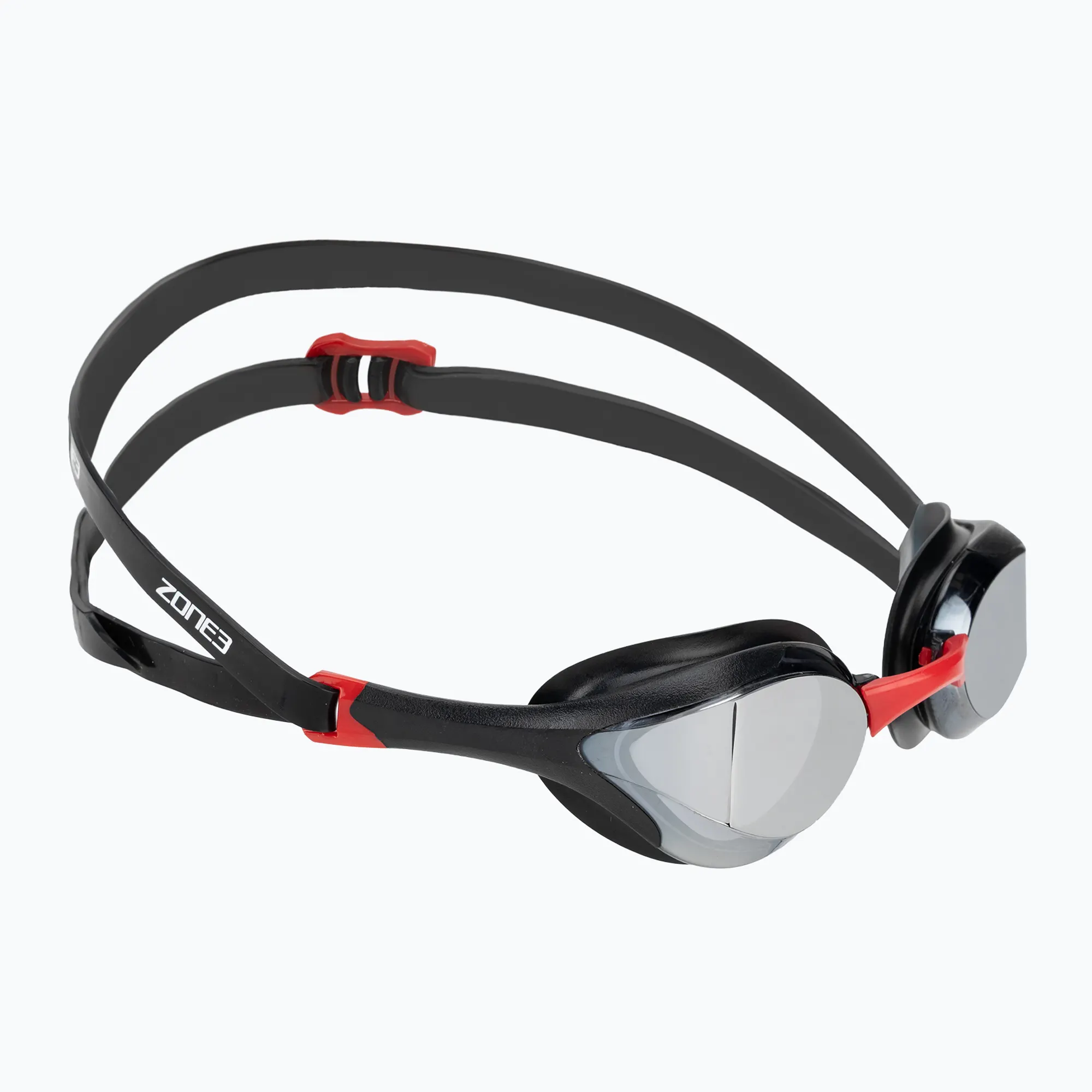 ZONE3 Volare polarizált tükrös úszószemüveg black/red/silver